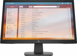 HP P22v G4 computer monitor 54.6 cm [21.5"] 1920 x 1080 pixels Full HD Black (P22V G4 FHD MNTR 21.5IN - 1920X1080 1000:1 16:9 5MS IN)