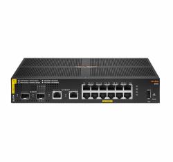 Aruba 6100 12G Class4 PoE 2G/2SFP+ 139W Géré L3 Gigabit Ethernet [10/100/1000] Connexion Ethernet, supportant l'alimentation via ce port [PoE] 1U Noir (HPE ARUBA SWITCH 6100 12G 2SFP+ POE,12x 10/...