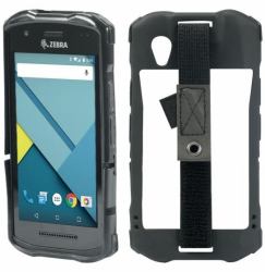 Mobilis 052040 handheld mobile computer case (PROTECH TPU CASE FOR TC21/26 - ELASTIC HAND STRAP W/ STYLUS BLK)