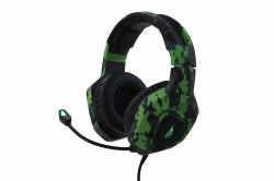 SureFire Skirmish Casque Avec fil Arceau Gaming USB Type-A Noir, Camouflage, Vert 