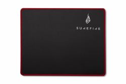 SureFire Silent Flight 320 Tapis de souris de jeu Noir, Rouge 