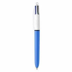 BIC 982866 stylo à bille Noir, Bleu, Vert, Rouge Stylo à bille rétractable avec clip Moyen 12 pièce[s] (Bic Pack of 12 Assorted Colour Original Ballpoint Pen 1mm Tip)