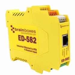 Brainboxes ED-582 module numérique et analogique I/O (BB Ethernet to 4 Channel RTD ED-582)