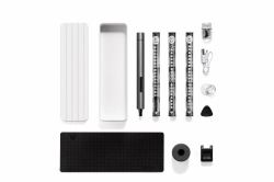 CoreParts MOBX-TOOLS-075 Tournevis manuel (Electric Screwdriver for - Mobile, Tablets, Laptops - Silver color, 0.2Nm, with flashlight, Rechargeable with 56bits - Warranty: 12M)