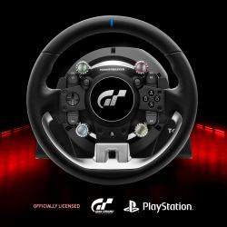 Thrustmaster T-GT II Volant + pedalier 4160823 Noir, Acier satin USB Volant + pédales PC, PlayStation 4, PlayStation 5 (ThrustMaster T-GT II - rat og pedalsÃ¦t)