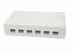 Lanview LVN127774 patch panel (Surface mount box for 6/12 x - RJ45 jack - Warranty: 300M)
