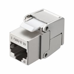 Lanview LVN128082 keystone module (Cat6 Shielded flip jack - keystone - Warranty: 60M)