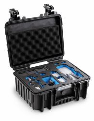 B&W Cases 3000/B/MavicA2 Bag case Black Polypropylene [PP] (B&W International Shipping Case for Drone, Battery, Controller, Accessories, Transportation, Tablet PC, Document)