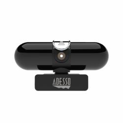 Adesso CyberTrack H7 webcam 4 MP 2560 x 1440 pixels USB 2.0 Noir (2K [5.0 MP] QUAD HD WEBCAM W/ - BUILDIN MICROPHONE CYBERTRACK H7)