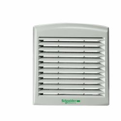 APC Outlet grille - plastic - cut out 291x291mm - ext. dim 336x316mm - IP54 (Schneider Electric ClimaSys - Air outlet grille - grey [RAL 7035])