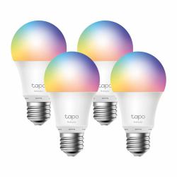 TP-Link Tapo L530E[4-PACK] éclairage intelligent Ampoule intelligente Wi-Fi 8,7 W (Tapo Smart Wi-Fi Light Bulb, - Multicolor - Warranty: 12M)