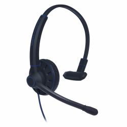 JPL Commander-PM V2 Casque Avec fil Arceau Bureau/Centre d'appels Noir, Bleu 