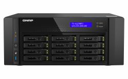 QNAP TS-h1290FX NAS Tower EPYC 7232P 64 GB DDR4 0 TB QuTS hero Black (QNAP TS-h1290FX - NAS-server)