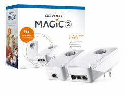 Devolo Magic 2 LAN triple Starter Kit 2400 Mbit/s Ethernet/LAN Blanc 2 pièce[s] 