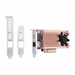 QNAP QM2 CARD carte et adaptateur d'interfaces Interne PCIe (QM2 series 2 x PCIe 2280 M.2 SSD slots PCIe Gen3 x 8 1 x AQC113C 10GbE NBASE-T port)