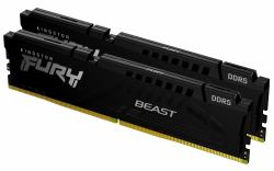 Kingston Technology FURY Beast 16GB 5600MT/s DDR5 CL40 DIMM [Kit of 2] Black (16GB DDR5 5600MTS CL40 KIT BLACK XMP)