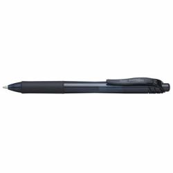 Pentel Energel X 1.0 Stylo à bille retractable avec clip Noir 1 pièce[s] (Pentel EnerGel X Gel Retractable Rollerball Pen 1.0mm Tip Black Pack of 12)