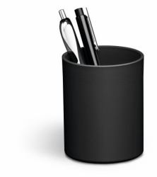 Durable ECO porte crayons et stylos Plastique recyclé Noir (Durable Pen Cup Black)