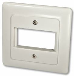 Lindy Façade pour un module Snap-In (Wall Box De White - Warranty: 24M)