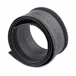 StarTech.com 10ft [3m] Cable Management Sleeve, Trimmable Heavy Duty Cable Wrap, 1.2" [3cm] Dia. Polyester Mesh Computer Cable Manager/Protector/Concealer, Black Cord Organizer/Hider (CABLE MANAGEM...