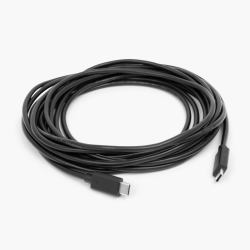 Owl Labs USB C Male to USB C Male Cable for Meeting Owl 3 [16 Feet / 4.87M] câble USB 4,87 m Noir 