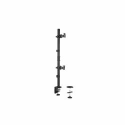 Kensington Vertical Stacking Dual Monitor Arm (Kensington - Mounting kit [dual arm, C-clamp 10-88 mm, grommet mount 10-88 mm, pole, 2 VESA plates] - full-motion - for 2 flat panels - vertical stack...