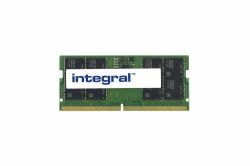 Integral HMCG78MEBSA092N-IN module de mémoire 16 Go 1 x 16 Go DDR5 262-pin SO-DIMM (16GB LAPTOP RAM MODULE DDR5 4800MTs PC5-38400 UNBUFFERED NON-ECC SODIMM 1.1V 2GX8 CL40 INTEGRAL)