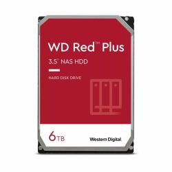 Western Digital Red Plus internal hard drive 6 TB 5400 RPM 256 MB 3.5" Serial ATA III (WD Red Plus 6TB 5400rpm 256MB 3.5'' HDD)