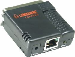 Longshine LCS-PS110-A serveur d'impression Ethernet LAN Noir 