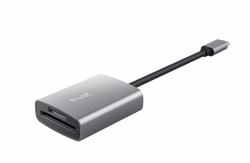 Trust 24136 lecteur de carte mémoire USB 3.2 Gen 1 [3.1 Gen 1] Type-C Aluminium (DALYX FAST USB-C CARDREADER - )