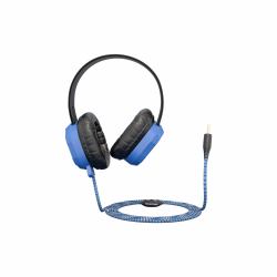 MAXCases Extreme Casque Avec fil Arceau Education Noir, Bleu 