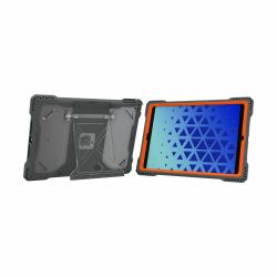 MAXCases Extreme-X2 25,9 cm [10.2"] Housse Gris, Orange, Transparent 