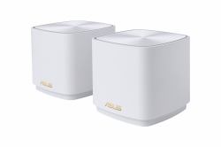 ASUS ZenWiFi XD5 [W-2-PK] Dual-band [2.4 GHz / 5 GHz] Wi-Fi 6 [802.11ax] White Internal (ASUS ZENWIFI XD5 WIFI 6 MESH WHITE 2PK)