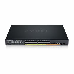 Zyxel XMG1930-30HP Géré L3 2.5G Ethernet [100/1000/2500] Connexion Ethernet, supportant l'alimentation via ce port [PoE] 1U Noir (Zyxel XMG1930 Series XMG1930-30HP - Switch - managed, NebulaFLEX ...