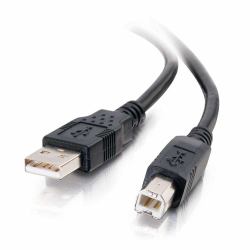 C2G Câble USB 2.0 A/B de 1 m - Noir (3.3ft [1m] USB 2.0 A/B Cable - Black)