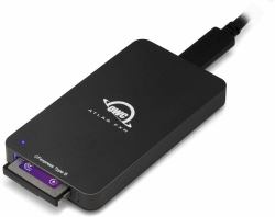 OWC Atlas FXR card reader Thunderbolt 3/USB 3.2 Gen 2 [3.1 Gen 2] Black (OWC Atlas FXR Thunderbolt and USB CFExpressB Reader)