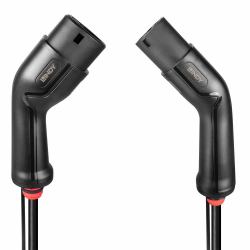 Lindy 30111 câble de chargement de véhicules électriques Noir Type 2 3 7 m (TYP 2 AN TYP 2 KABEL 11KW 16A 7 - 3-PHASIGES E-AUTO LADEKABEL)