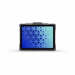 MAXCases Shield Extreme-X2-H 27,7 cm [10.9"] Housse Noir, Gris (Shield Extreme-X2-H with Hand Strap for iPad 10/11th gen [Black Bezel-Gray Case])
