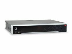 LevelOne NVR-1332 Enregistreur vidéo sur réseau Noir, Argent (4-Bay Network Video Recoder, - H265 - Warranty: 12M)