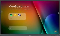 Viewsonic IFP6550-5F tableau blanc interactif 165,1 cm [65"] 3840 x 2160 pixels Écran tactile Noir HDMI (IFP6550-5F , 65", 40 - Multi-Point Touch, Android - 13, 7H, 4K UHD [3840x2160], 500nits, Oc...