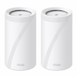 TP-Link BE19000 Whole Home Mesh Wi-Fi 7 System[Tri-Band] (TP-Link Deco BE85 V1 - Wi-Fi system - [2 routers] - mesh 1GbE, Wi-Fi 7 - Wi-Fi 7 - Multi-Band)