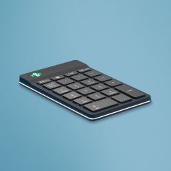 R-Go Tools Clavier R-Go Numpad Break, clavier numérique ergonomique avec logiciel de pause, blue...