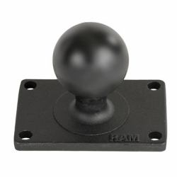 RAM Mounts RAM-202U-23 pièce et accessoire pour supports (RAM base, 2" x 3", C-size - Ball Base with 1.5" x 2.5 - 4-Hole Pattern, 136 g, 76.2 mm, 50.8 mm - Warranty: 300M)