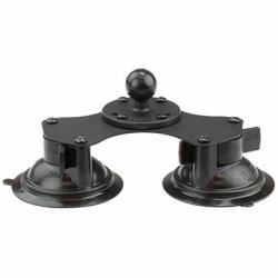 RAM Mounts RAM-B-189B-202U pièce et accessoire pour supports (UNPKD RAM DBL SUCTION CUP - BASE W BALL - Warranty: 1188M)