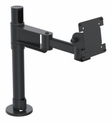 Ergonomic Solutions SpacePole POS SPV1106-FX-02 accessoire de système de paiement en point de vente Monture POS Noir Métal 75 x 75 mm 100 x 100 mm (SPACEPOLE SCREEN MOUNT WITH - 300MM ELBOW ARM -...
