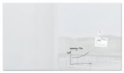 Sigel GL235 tableau magnétique & accessoires Verre Blanc (Sigel Artverum Polished Glass Board Super White 2400x1200x18mm)