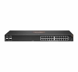 HPE Aruba Networking 6100 24G 4SFP+ Géré L3 Gigabit Ethernet [10/100/1000] 1U Noir (HPE ARUBA SWITCH 6100 24G 4SFP+,24x 10/100/1000 + 4x1 GIGABIT /,10 GIGABIT SFP+ MANAGED)