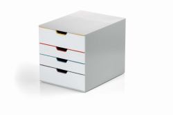 Durable VARICOLOR MIX 4 Grey Plastic (Durable VARICOLOR MIX 4 Drawer Unit)