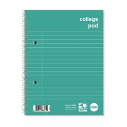RHINO RCPA5C-8 bloc-notes A5+ 70 feuilles Vert (RHINO A5+ College Pad 70 Leaf F8M [Pack of 60])
