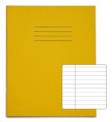 RHINO VAA114-2-C livre d'exercices (RHINO 8 x 6.5 Exercise Book 48 Page Yellow F8M [Pack of 100])